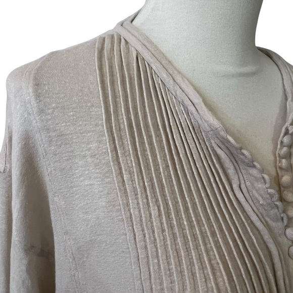 URBAN ZEN MIDI DRESS LAGENLOOK LINEN ARTISAN LUXURY RELAXED BOHEMIAN MINIMALIST - Picture 5 of 13